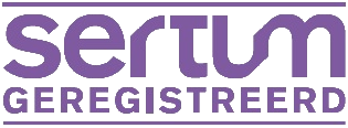 Sertum geregistreerd